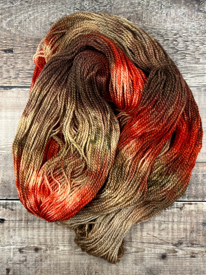 MACHA HAND DYED BFL YARN - MUSHROOM SEASON