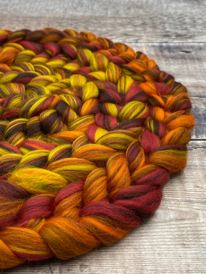 MERINO TOP: The Falling Leaves Of Autumn - FIBRE - Wild Atlantic Yarns