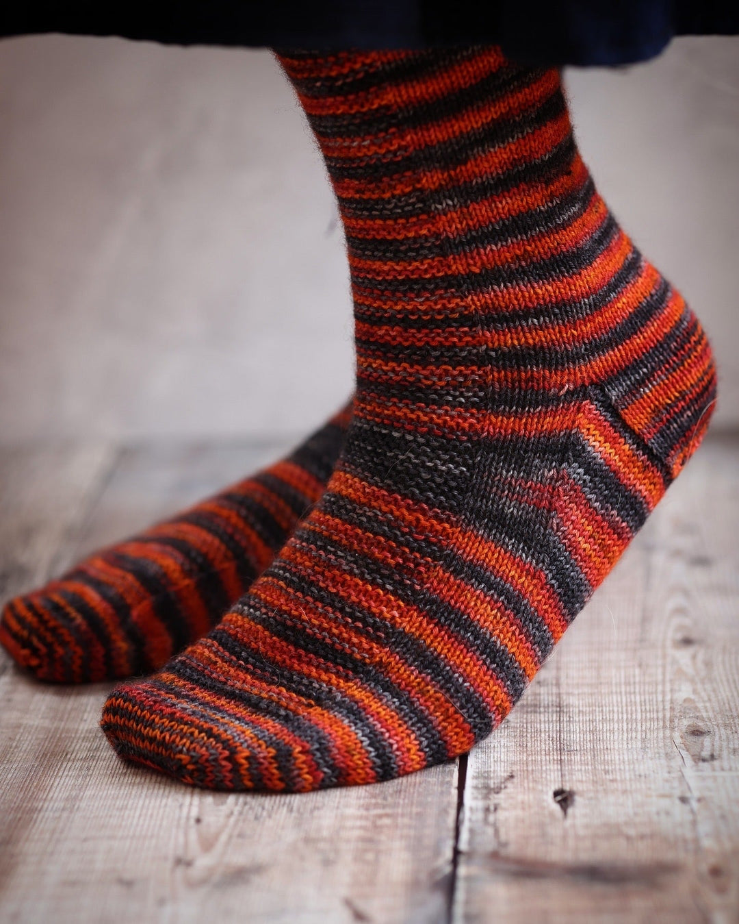 Hand Knitted Socks: Keeping cosy with Campfire Rye Socks - Wild Atlantic Yarns