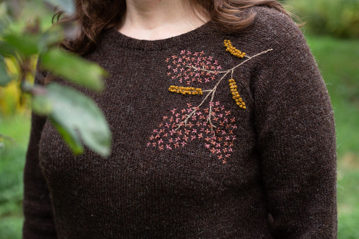 Embroidery on Knits by Judit Gummlich from Laine Publishing