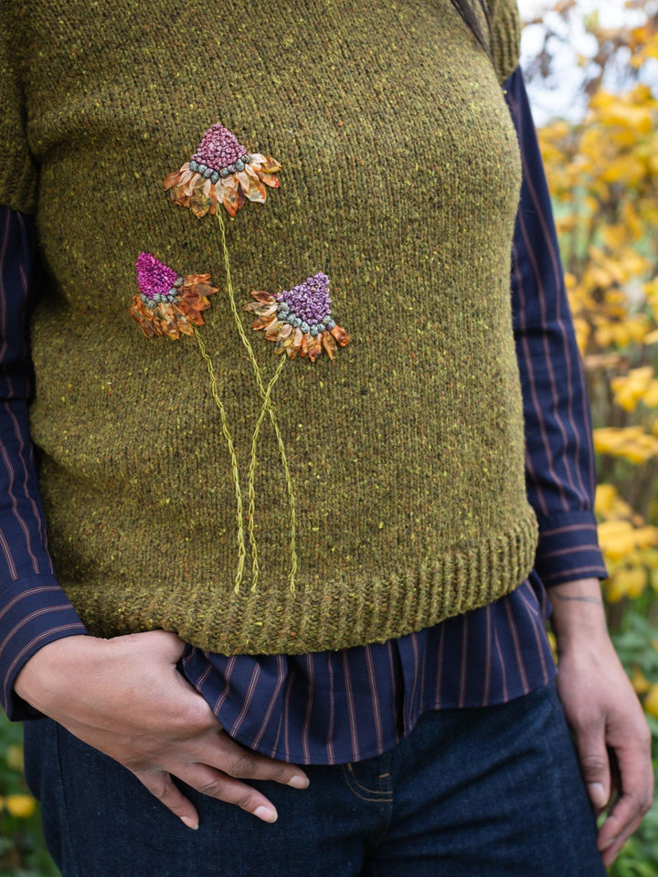 Embroidery on Knits by Judit Gummlich from Laine Publishing
