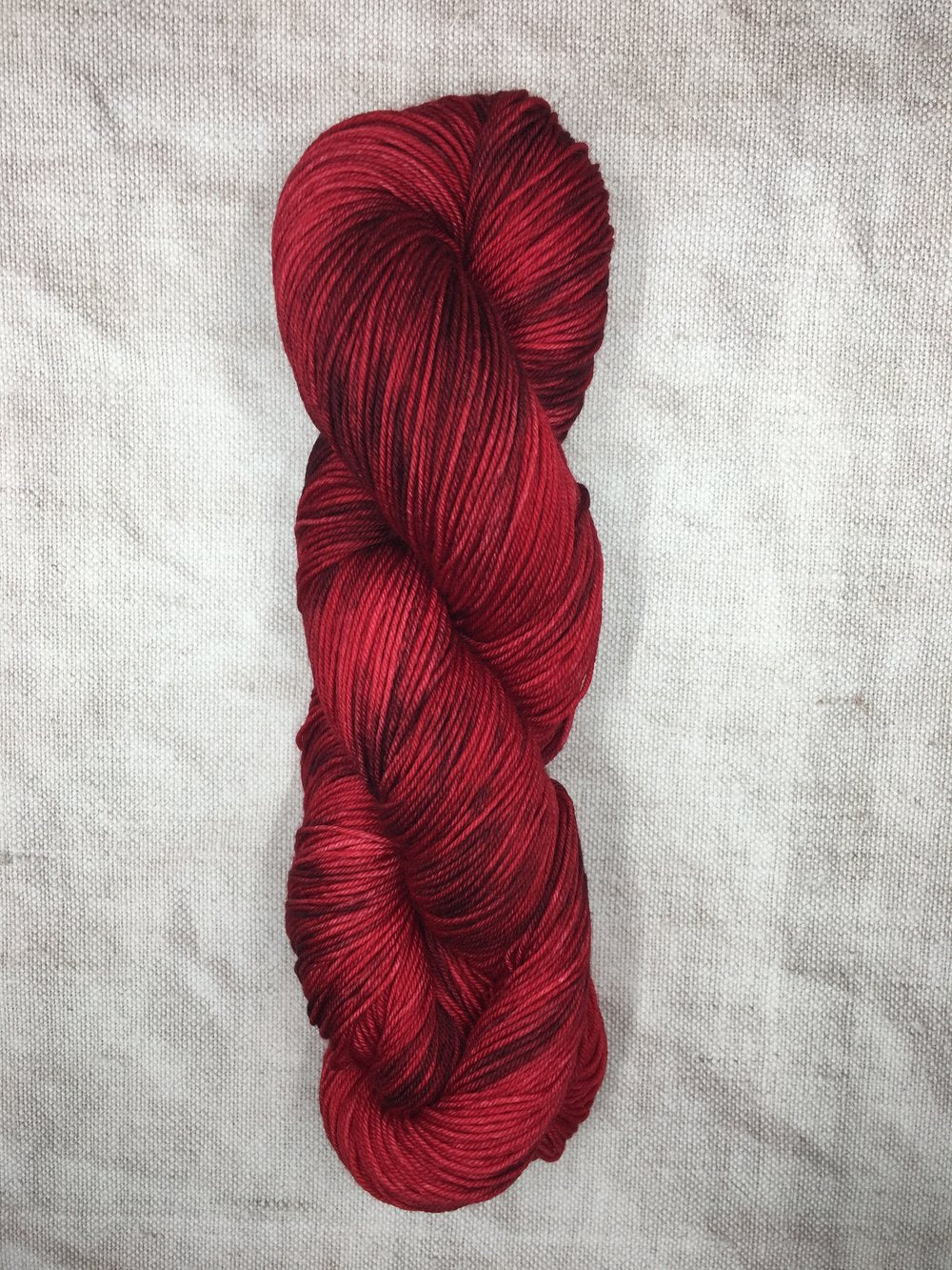 Hand dyed merino wool yarn