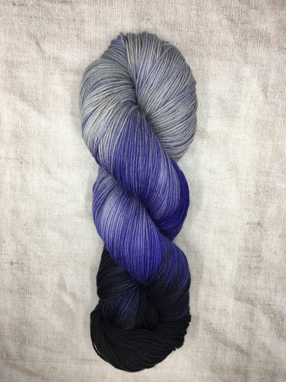 Hand dyed blue faced Leicester wool yarn