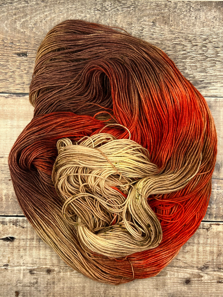 Gráinne Hand Dyed BFL Yarn - Mushroom Season