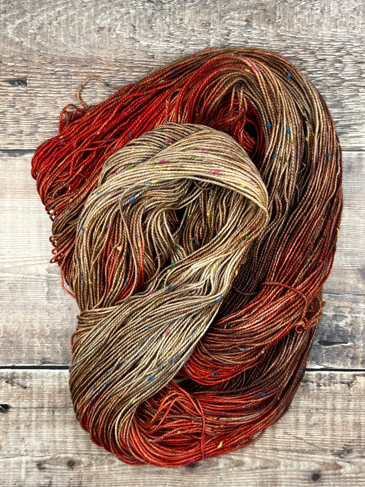 DÚN NA NA NGALL MULTI HAND DYED TWEED YARN - Mushroom Season