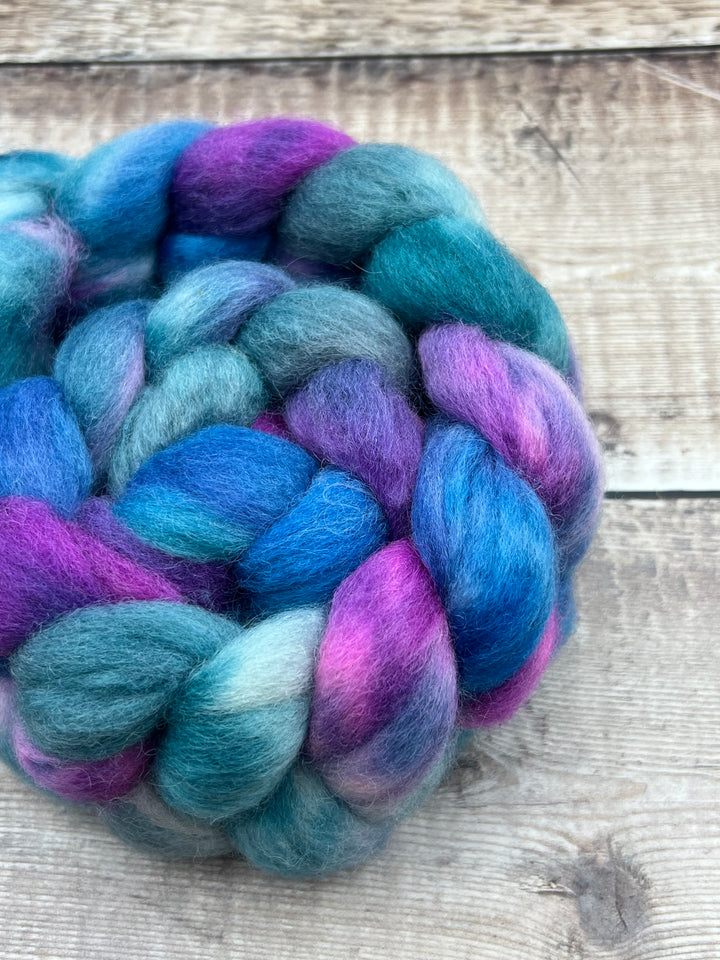 SPACE DYED BFL TOP: Late Summer Evenings