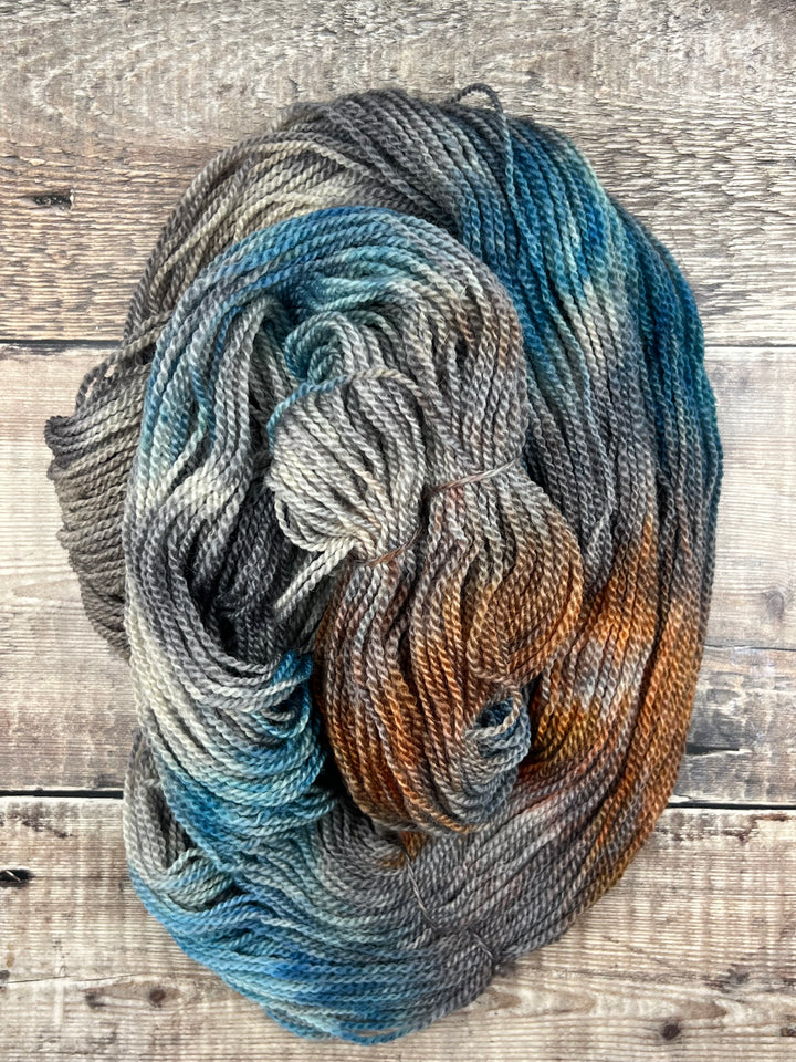 MACHA HAND DYED BFL YARN - Hidden Cove