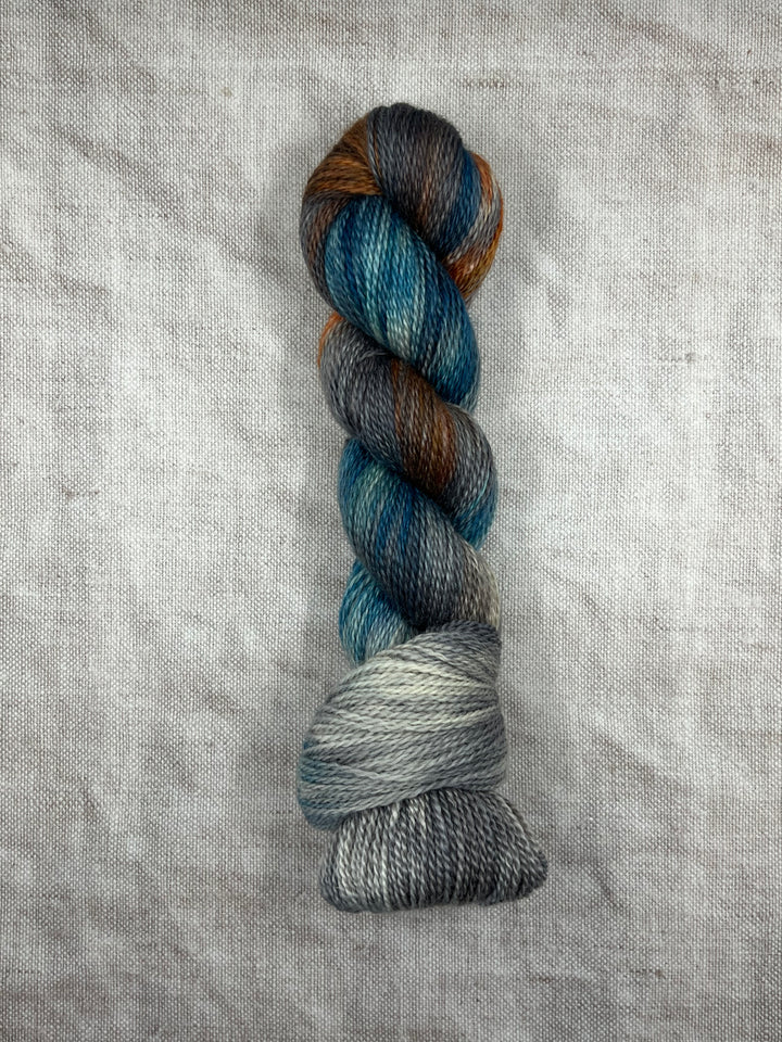 MACHA HAND DYED BFL YARN - Hidden Cove