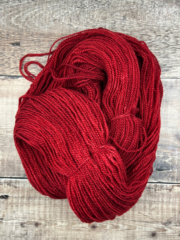MACHA HAND DYED BFL YARN - Fired Brick