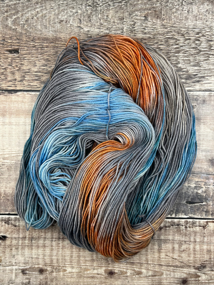 EMER HAND DYED ORGANIC MERINO YARN - Hidden Cove