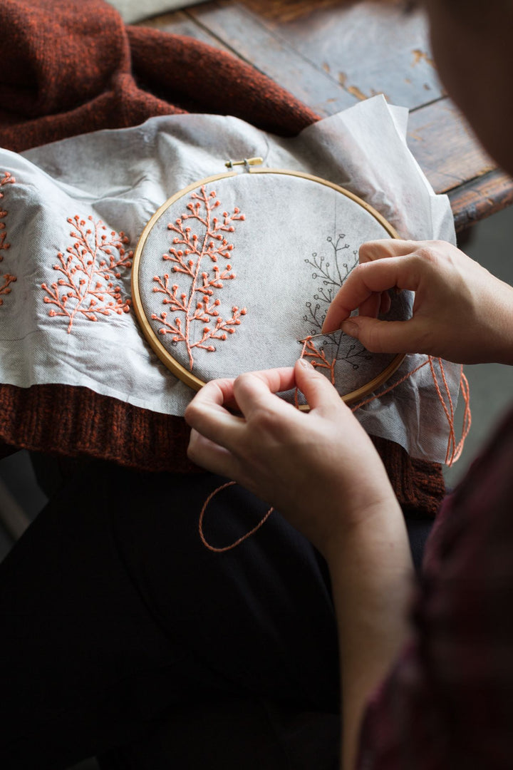 PRE-ORDER: Embroidery on Knits by Judit Gummlich from Laine Publishing