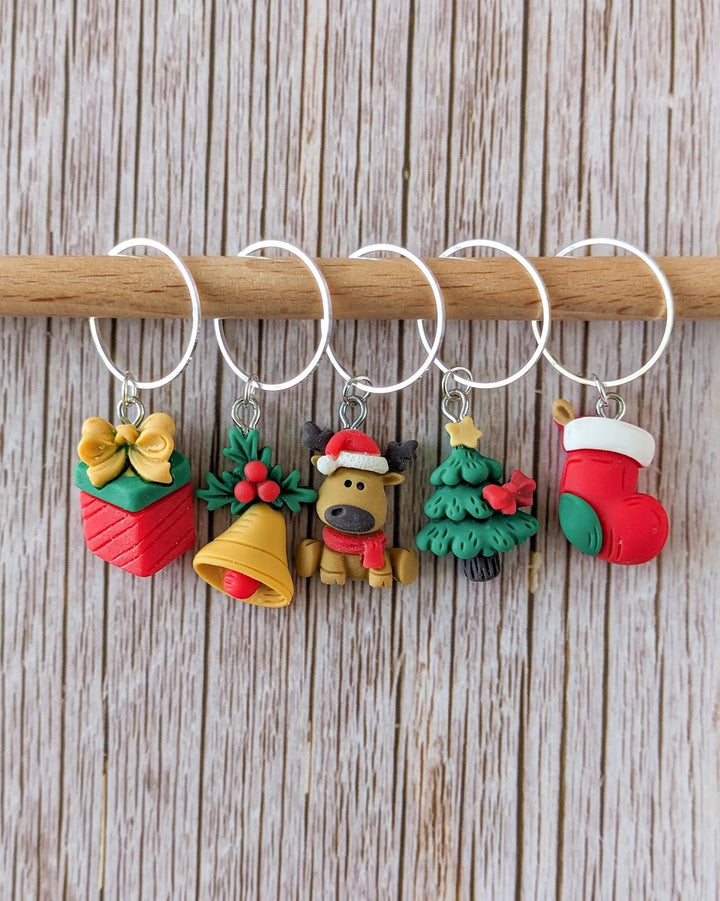 CHRISTMAS STITCH MARKERS - ACCESSORIES - Wild Atlantic Yarns