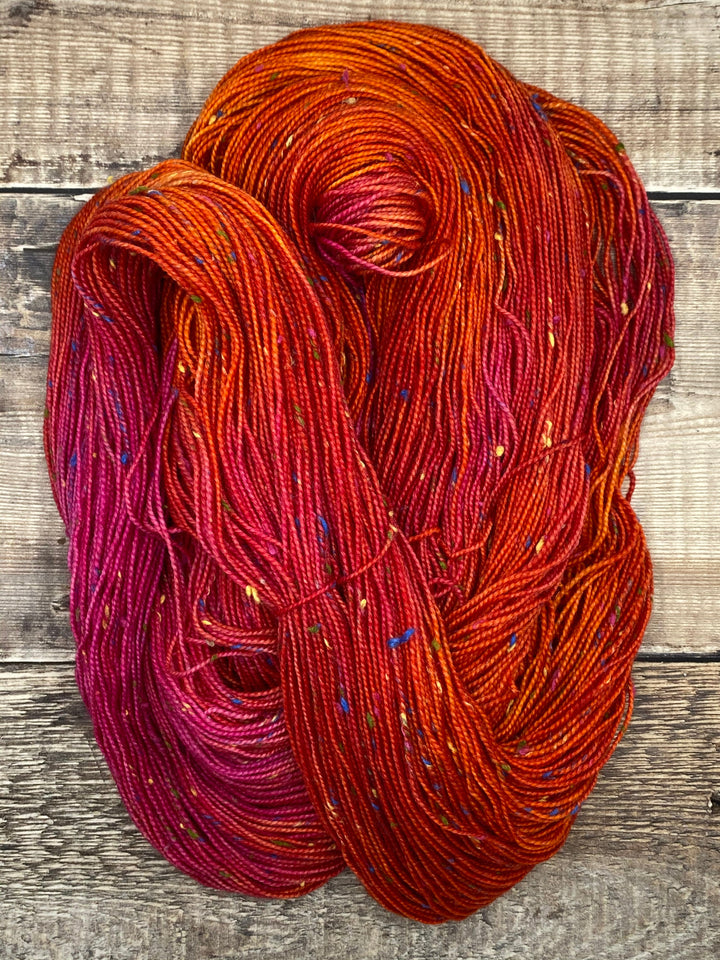 DÚN NA NGALL MULTI: Fire Rose - YARN - Wild Atlantic Yarns