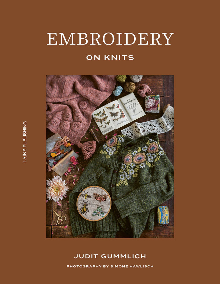 Embroidery on Knits by Judit Gummlich from Laine Publishing - BOOKS - Wild Atlantic Yarns