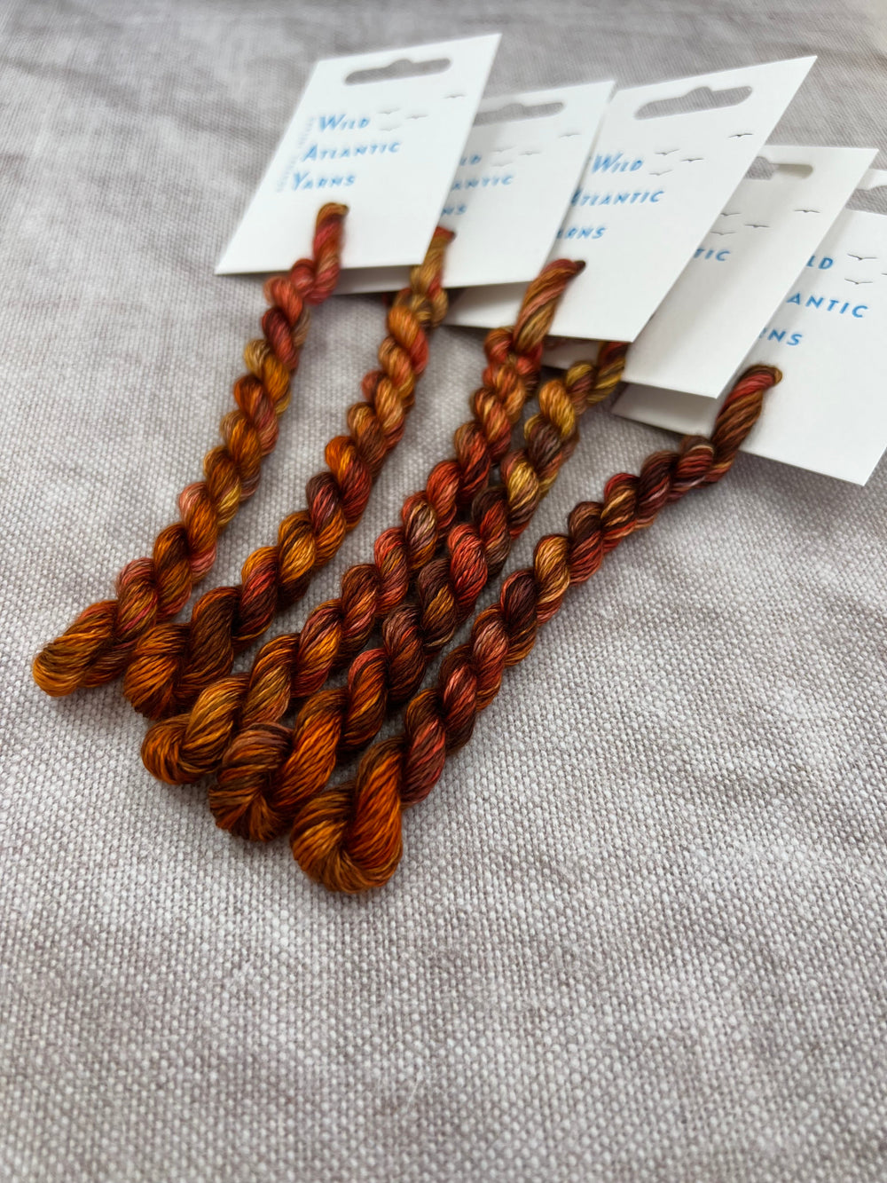 EMBROIDERY THREAD: The Falling Leaves Of Autumn - EMBROIDERY THREAD - Wild Atlantic Yarns