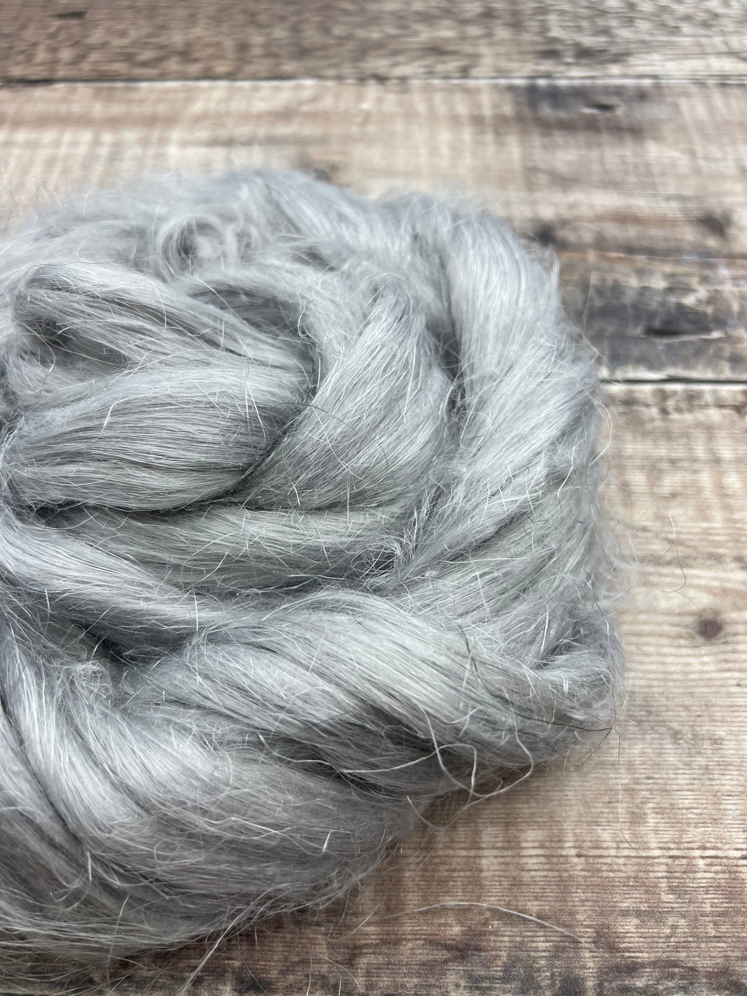 FLAX (LINEN) TOP: SILVER - FIBRE - Wild Atlantic Yarns