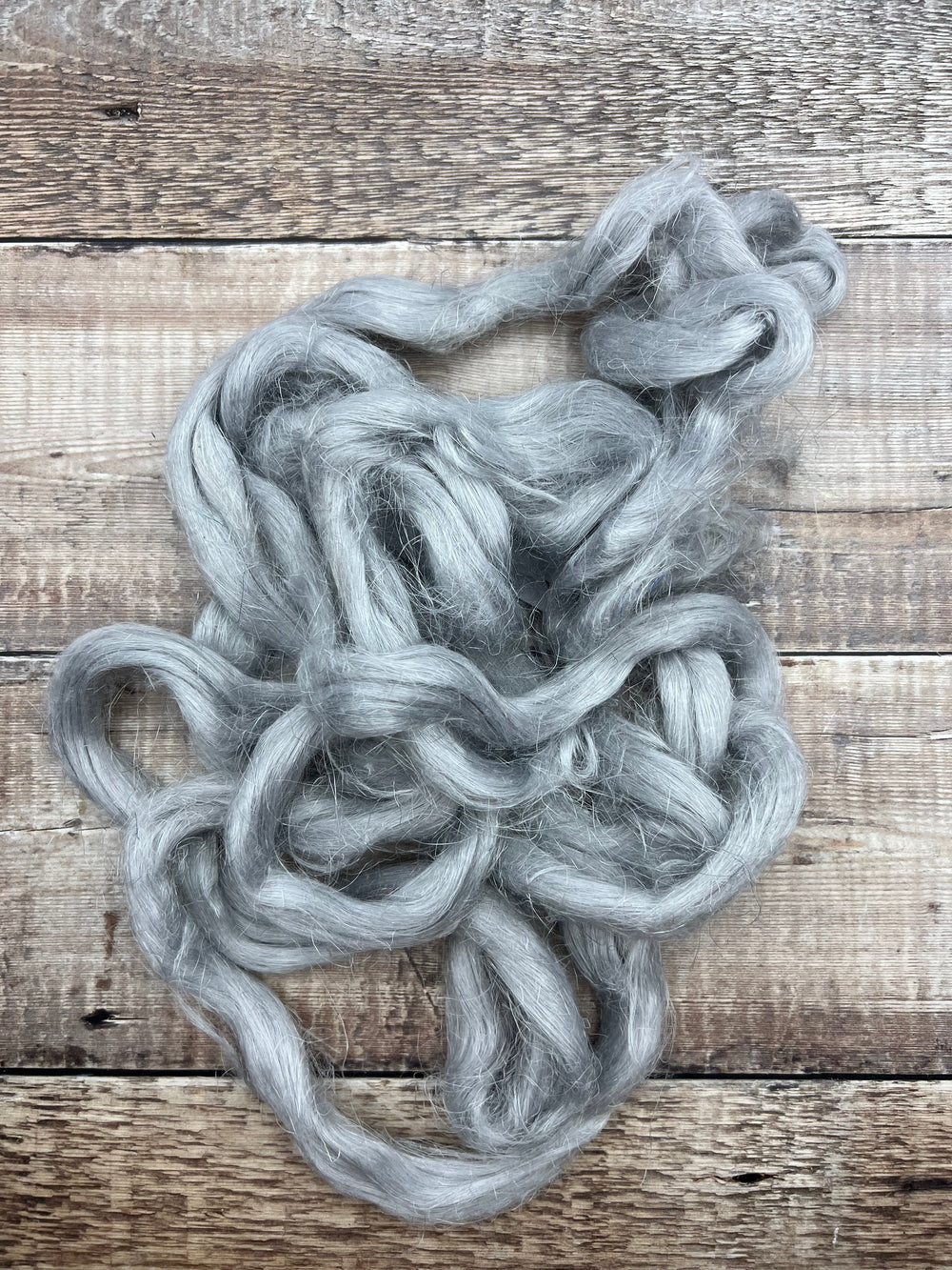 FLAX (LINEN) TOP: SILVER - FIBRE - Wild Atlantic Yarns