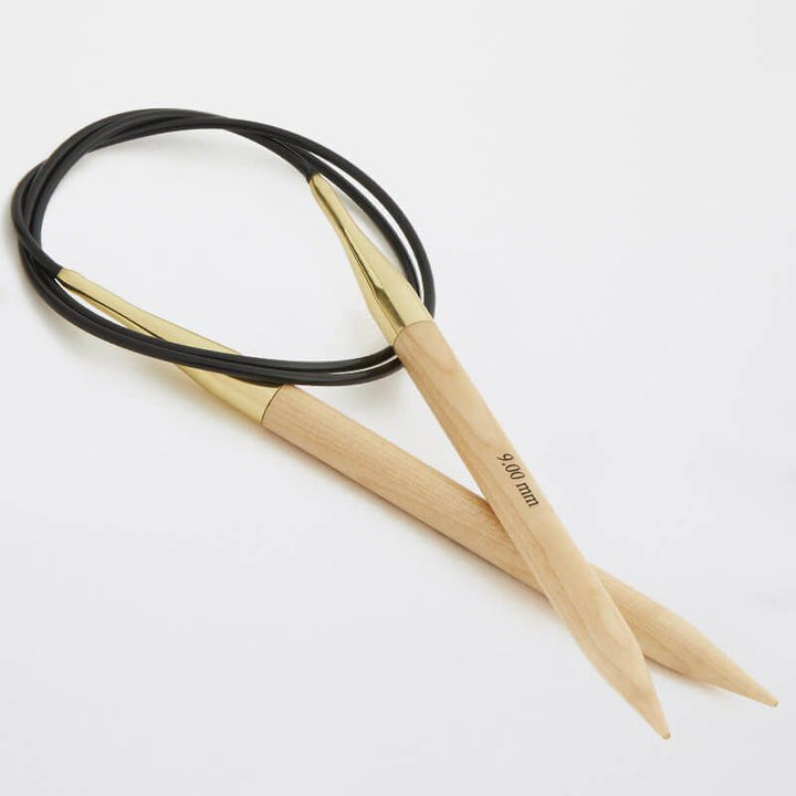 KNITPRO BASIX BEECH FIXED CIRCULAR NEEDLE 40cm - KNITTING NEEDLES - Wild Atlantic Yarns