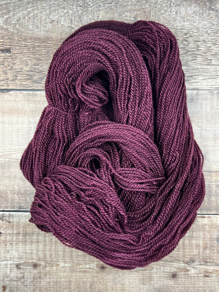 MACHA HAND DYED BFL YARN - MULBERRY - YARN - Wild Atlantic Yarns
