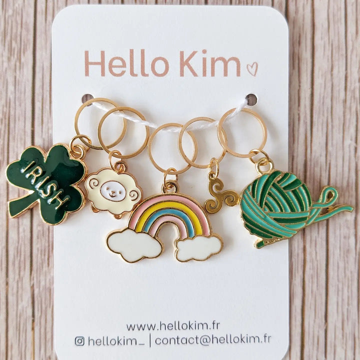 Memories of Ireland Stitch Markers - ACCESSORIES - Wild Atlantic Yarns