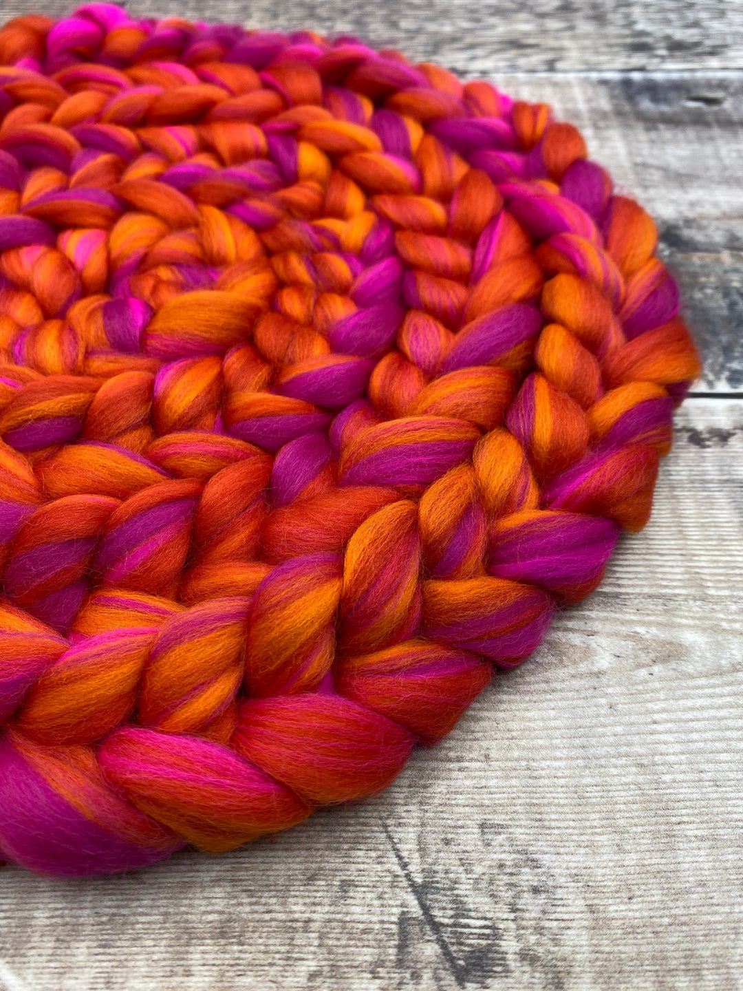 MERINO TOP: Fire Rose - FIBRE - Wild Atlantic Yarns