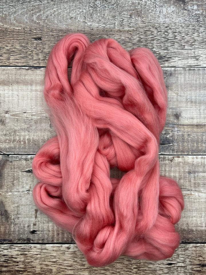 MERINO TOP: Salmon - FIBRE - Wild Atlantic Yarns