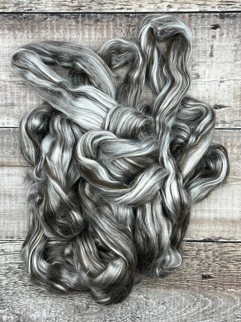 NATURAL BROWN YAK/SILK TOP - FIBRE - Wild Atlantic Yarns