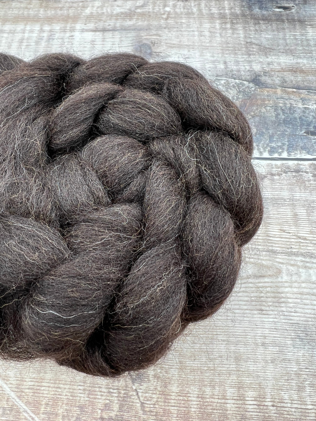 NATURAL WELSH TOP: BROWN/BLACK - FIBRE - Wild Atlantic Yarns
