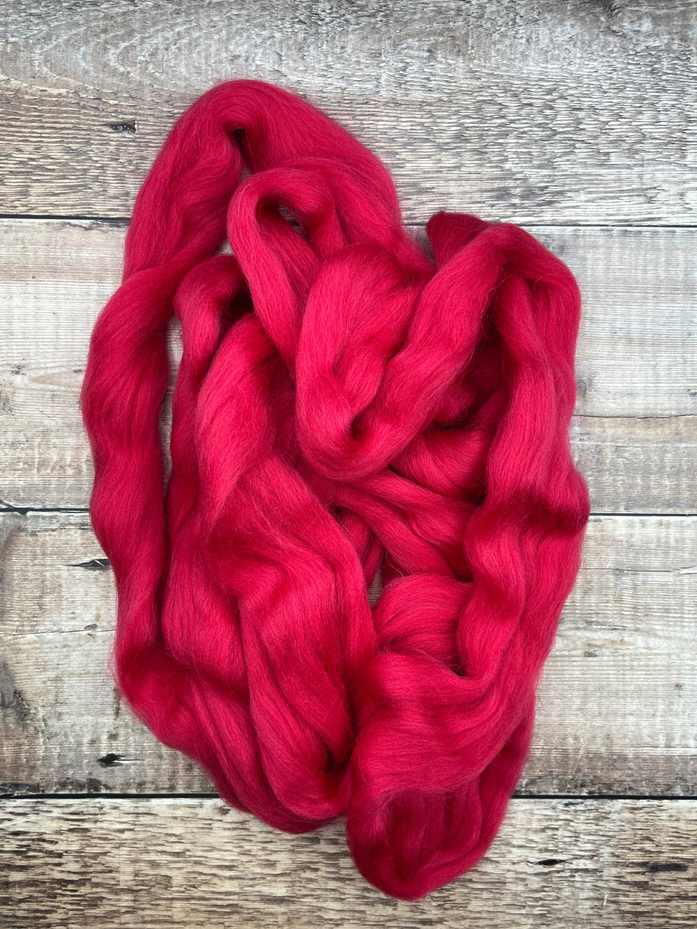 SHETLAND TOP: Cherry - FIBRE - Wild Atlantic Yarns