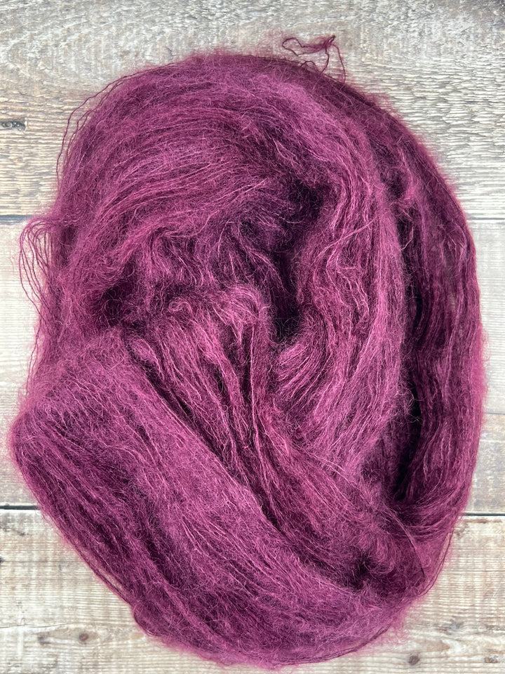 SORCHA HAND DYED SILK MOHAIR YARN - Mulberry - YARN - Wild Atlantic Yarns
