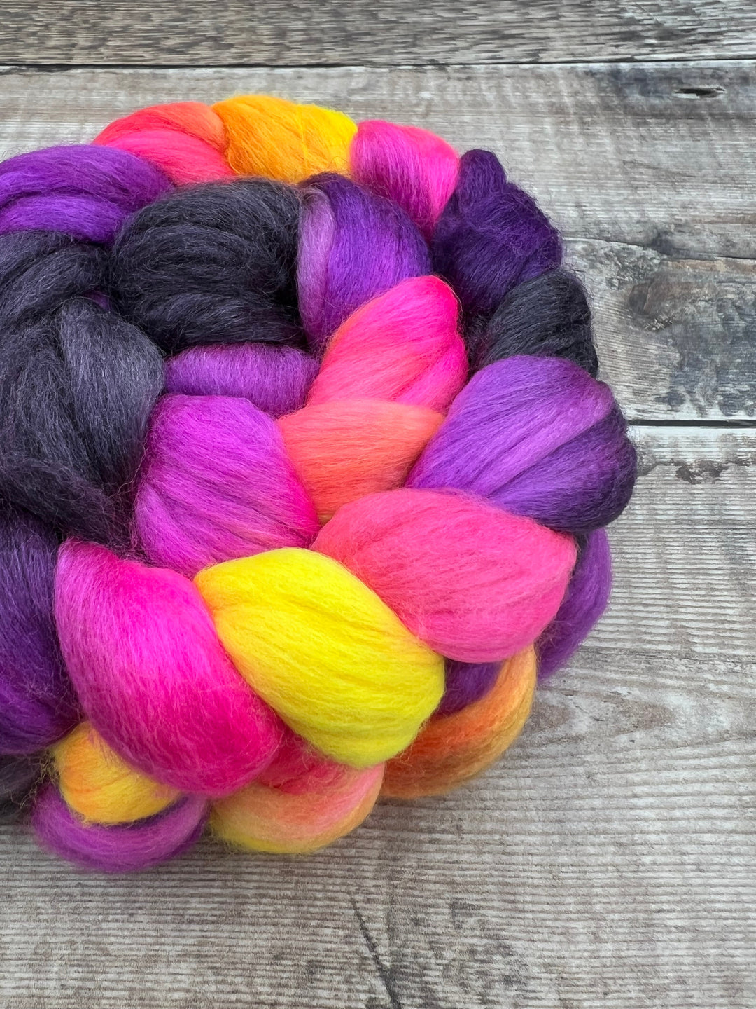 SPACE DYED MERINO/SILK TOP: Sweetshop - FIBRE - Wild Atlantic Yarns
