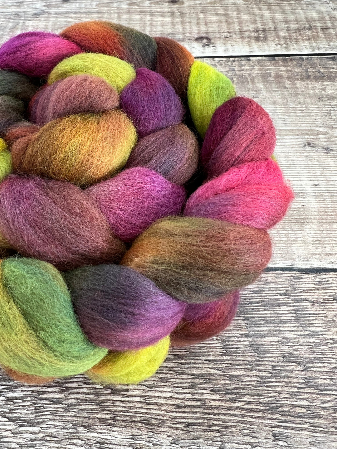 SPACE DYED POLWARTH TOP: Before Dawn - FIBRE - Wild Atlantic Yarns