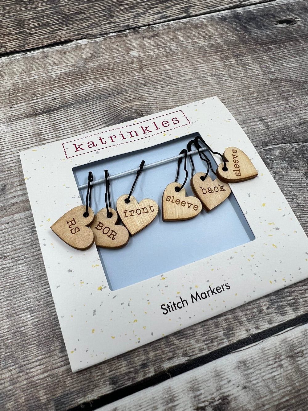 SWEATER INSTRUCTION STITCH MARKER SET BY KATRINKLES - ACCESSORIES - Wild Atlantic Yarns
