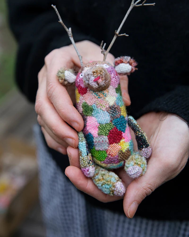 Tiny Friends: A Guide to Mosaic Embroidery by Tomomi Mimura - BOOKS - Wild Atlantic Yarns