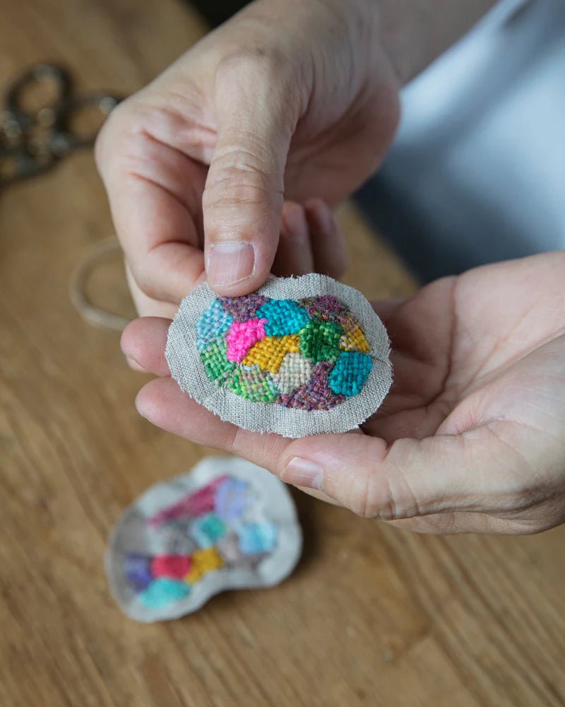 Tiny Friends: A Guide to Mosaic Embroidery by Tomomi Mimura - BOOKS - Wild Atlantic Yarns