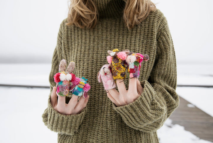 Tiny Friends: A Guide to Mosaic Embroidery by Tomomi Mimura - BOOKS - Wild Atlantic Yarns