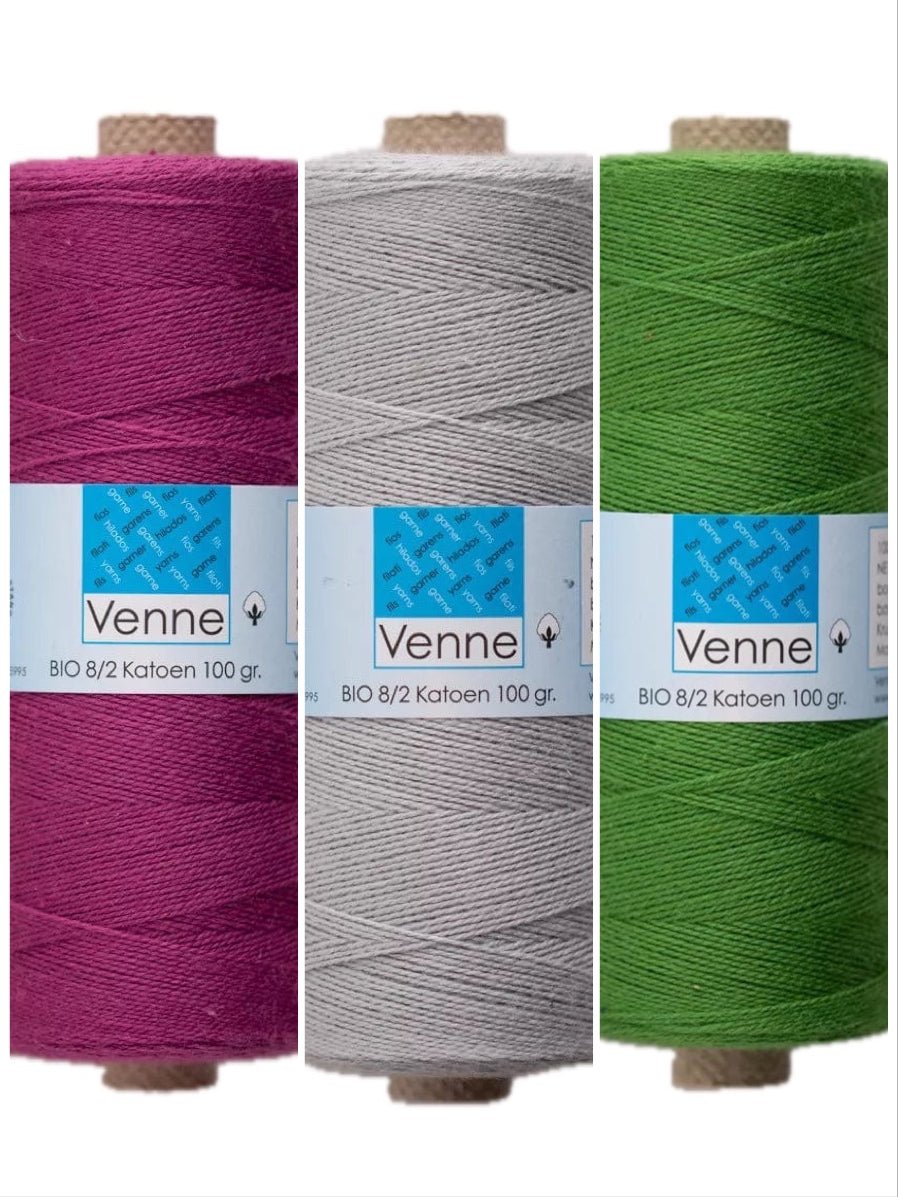 VENNE ORGANIC UNMERCERISED COTTON 8/2 - WEAVING YARN - Wild Atlantic Yarns