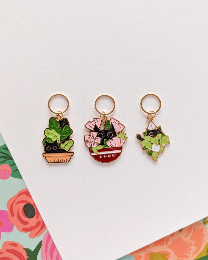 WILD CATS STITCH MARKERS - ACCESSORIES - Wild Atlantic Yarns