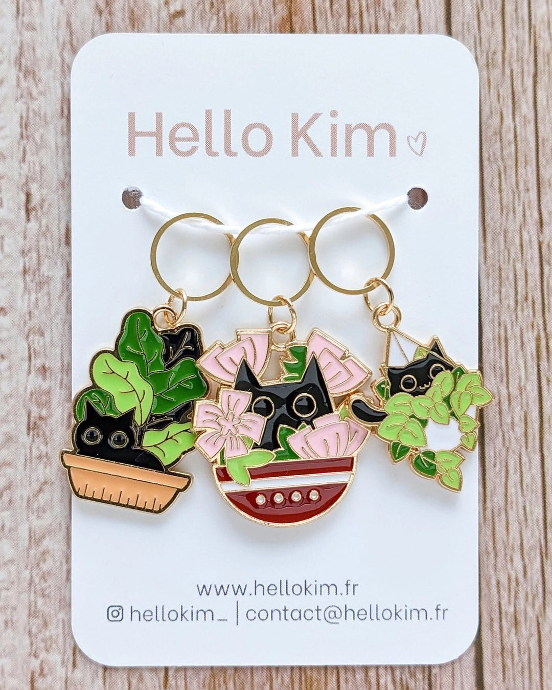 WILD CATS STITCH MARKERS - ACCESSORIES - Wild Atlantic Yarns