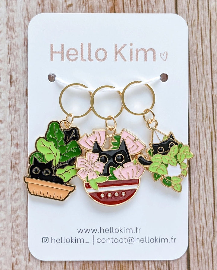 WILD CATS STITCH MARKERS - ACCESSORIES - Wild Atlantic Yarns